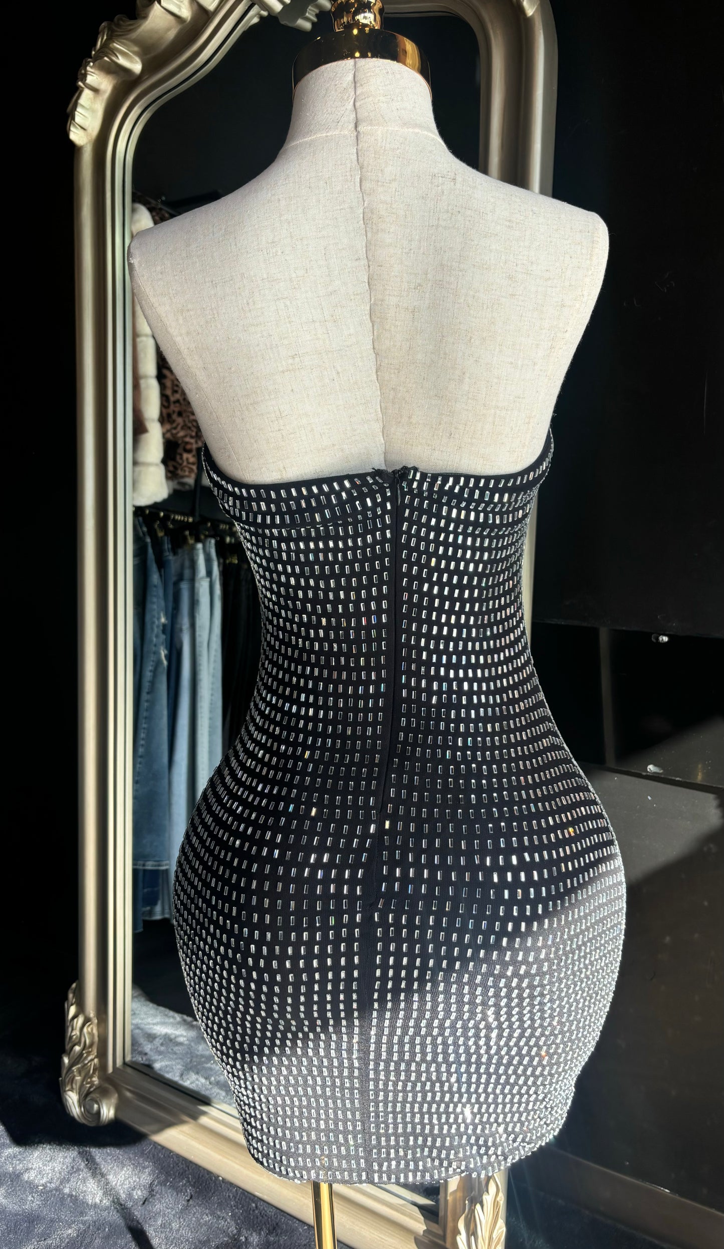 Karla Rhinestone Dress