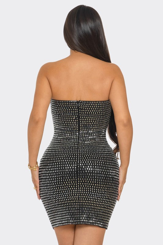 Karla Rhinestone Dress