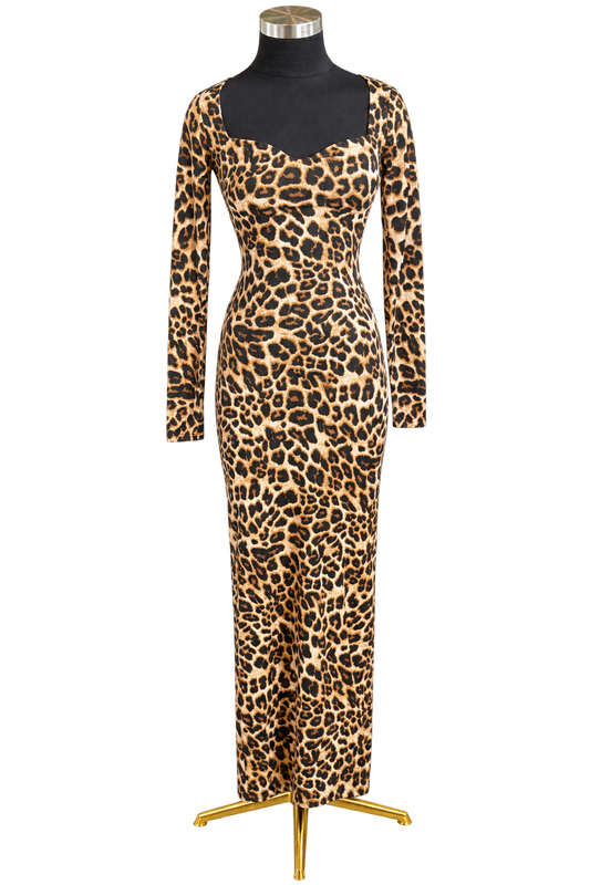 Brenda Cheetah Long Dress