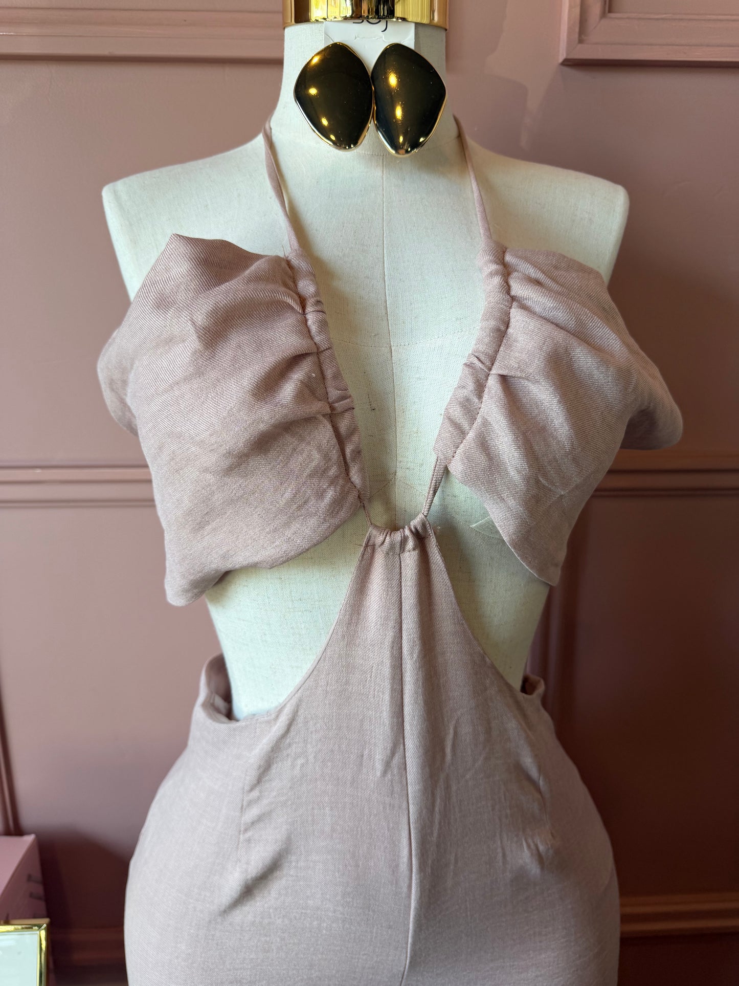 Anissa Blush Romper