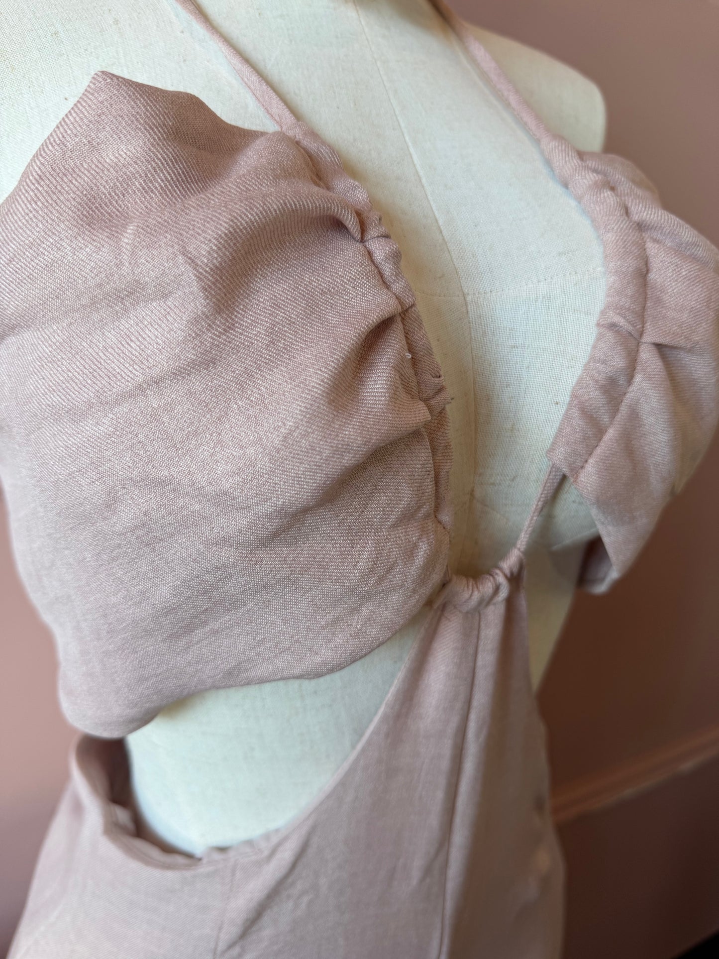 Anissa Blush Romper
