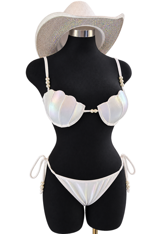 Pearl 2 Piece Bikini (white)
