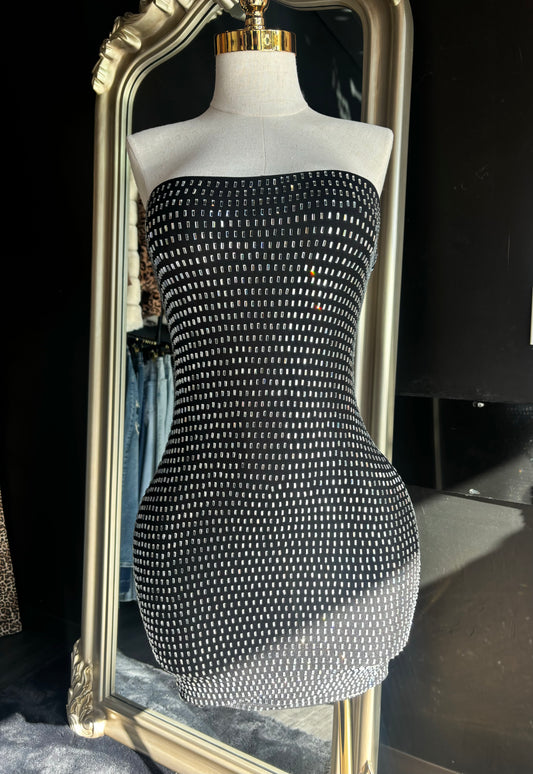 Karla Rhinestone Dress